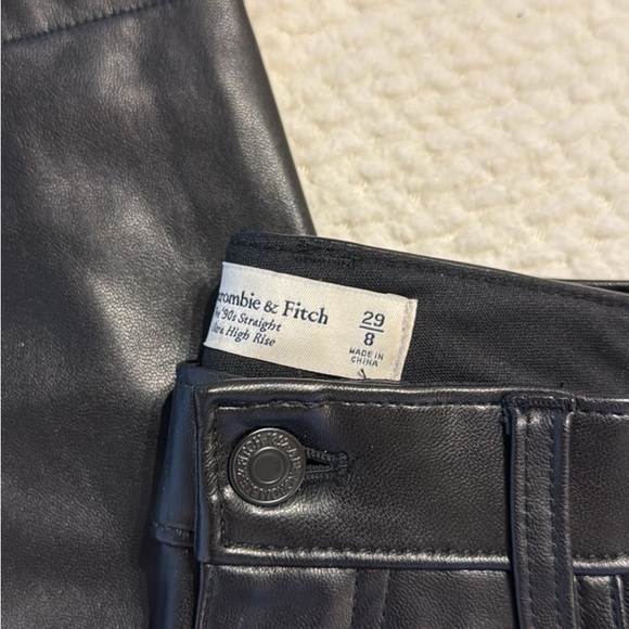 Abercrombie leather pants - Picture 3 of 3